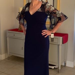 Navy Formal Long Dress/Gown 10 Mother of the Bride